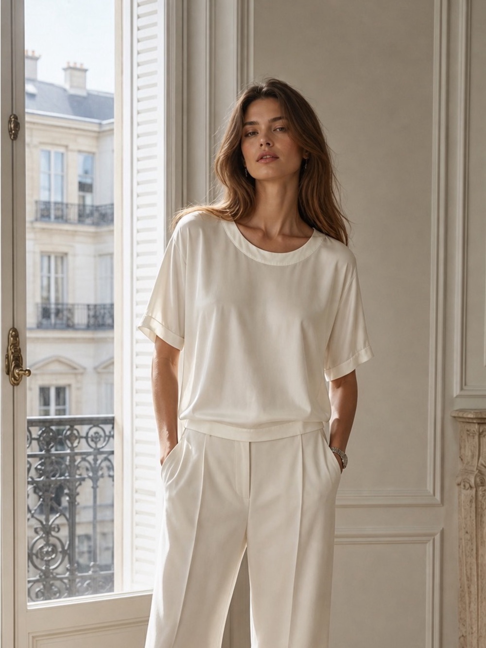 By Malene Birger Silk blend top Size Small